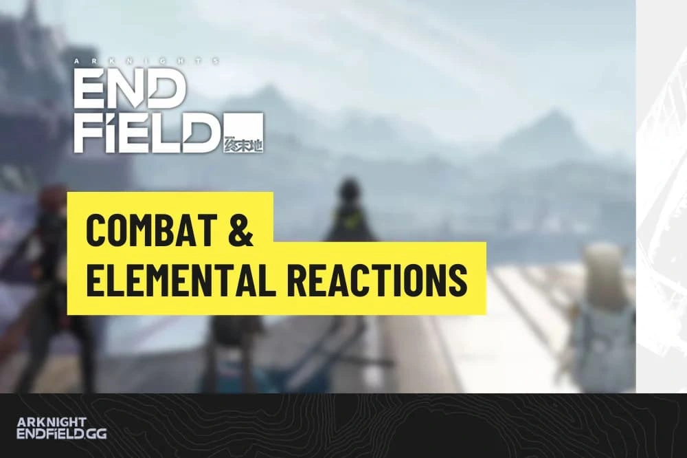 Arknights: Endfield combat scene with multiple operators and bright elemental effects in a snowy environment.