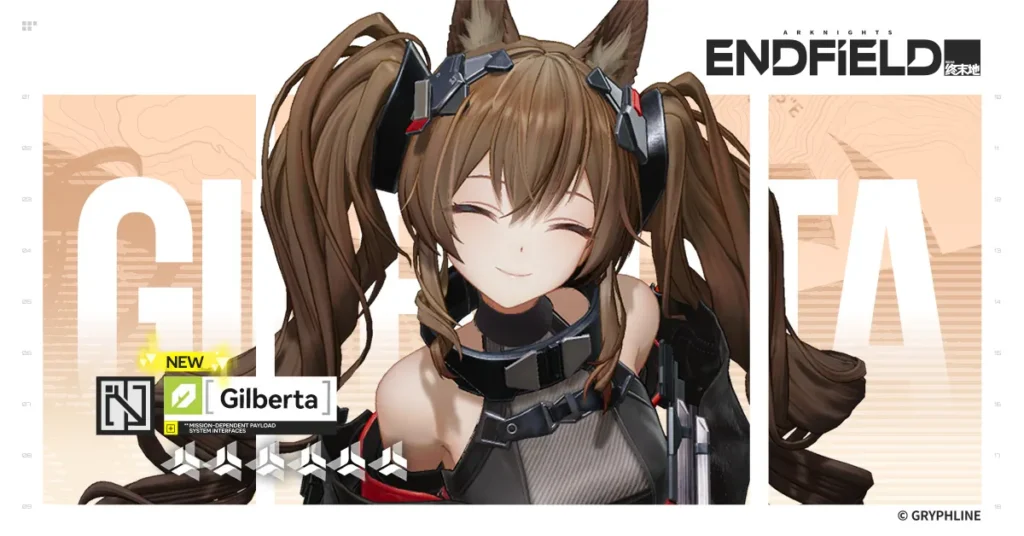 gilberta best healer supporter arknights endfield 6 star operator