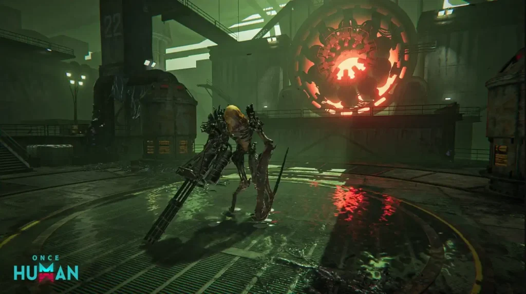 Once Human dungeon boss fight gameplay