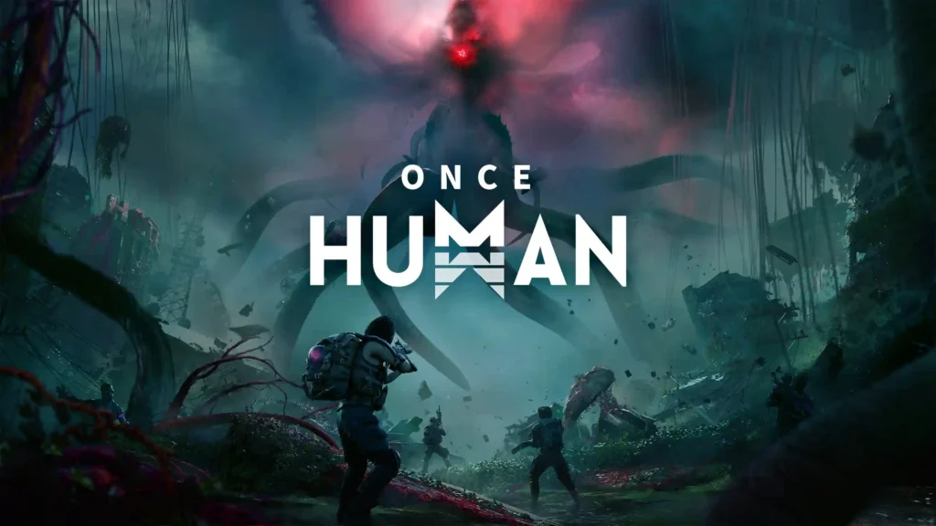 Players confronting a massive stardust monster in the corrupted world of Once Human